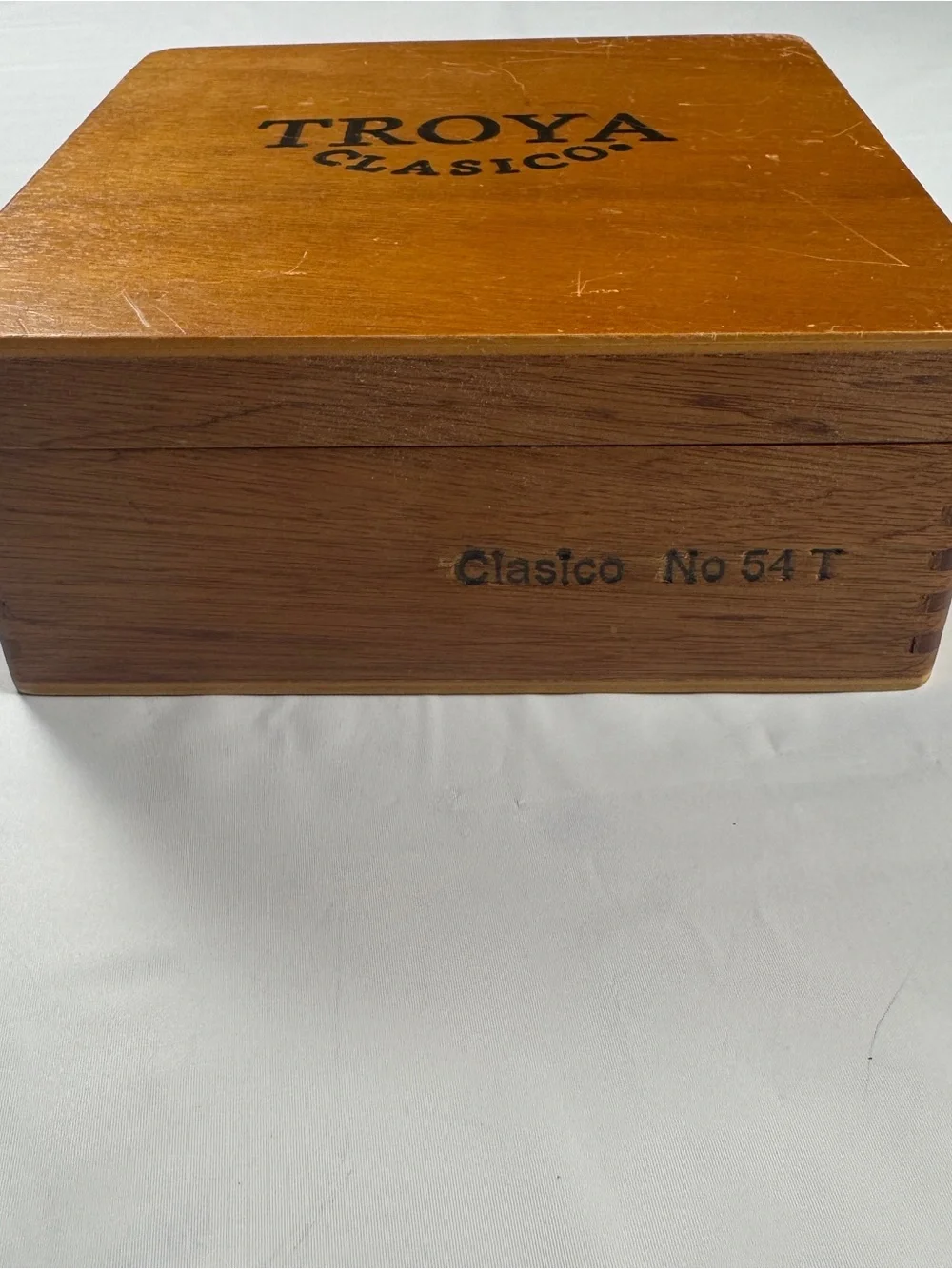 ✨ Rare Limited Ed Troya Clásico May 2009 Empty Wooden Cigar Box 🪵 ✨